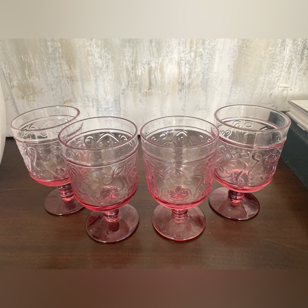 COPY - ANTHROPOLOGIE GOBLET GLASS 4 pcs